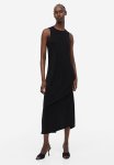 Sleeveless Jersey Dress - Black