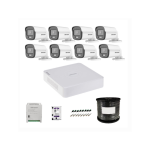 Hikvision 8 Channel 1080P Colorvu Smart Hybrid Audio Complete Kit