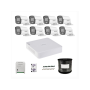 Hikvision 8 Channel 1080P Colorvu Smart Hybrid Audio Complete Kit