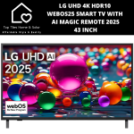 LG Uhd 4K HDR10 WEBOS25 Smart Tv With Ai Magic Remote 2025 - 43 Inch