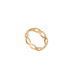 Goldair Gold Thin Chain Link Ring - 8 Gold