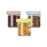 3 Piece Canister Set Multicoloured