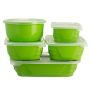 Otima 5 Piece Food Storage Container Set - Green