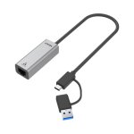 UNITEK Type-c To Gigabit Ethernet Converter With USB Adapter