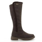 Pierre Cardin Manet Long Boot With Fur Line - Brown - 8