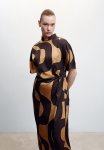 Plus Dress Lily - Mid Brown
