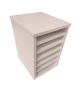 Belfast 6-TIER Letter Tray - White