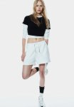 Cropped T-Shirt - Black