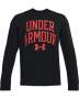 Men's Ua Rival Terry Crew - Black / Phoenix Fire / Sm