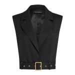 Karl Dna Studded Gilet -black