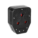 CL0539 Electrical Rubber Janus Coupler 3PIN 15AMP Socket.