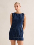 Spencer Denim MINI Dress - 16 Dark Wash