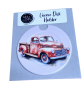 Licence Disk Holder - Beautiful Old Rustic Look Bakkie