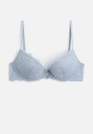 LaCie Lace Super Push-up Bra - Light Blue