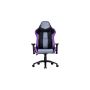 Cooler Master Gaming Chair R3 Black Grey Purple. Ergoo Chair Lumbar And Neckrest Support. Adjustable Memory Foam