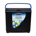 Quip Hardbody Cooler Box With Handle 10 Liter Capacity Black blue