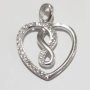 Heart Swirled Infinity Pendant