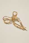Metal Hair Claw - Gold