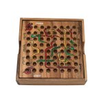 Thai Wooden Game Snakes & Ladders