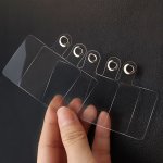 5PCS Transparent Phone Case Clips - 55MM X 35MM Lanyard Spacers & Beading Connectors Diy Jewelry Accessories For Personalized Ph