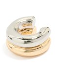 Mixed Metal Layered Ear Cuff
