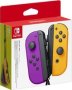 Nintendo Joy-con Neon Controller Pair Purple And Orange