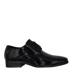 P Crouch & Co GP2706 Boys Shoes Black