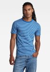 G-star Raw Stripe Slim R T - Lake & Lapis Blue Stripe