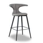 Smte Chic BY-17 Bar Stool Grey With Keychain