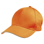 Safety Sandwhich Peak Cap - Safety Orange Std Regular