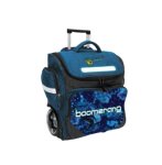 Boomerang Bigwheel Trolley Backpack -blue Print