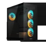 Gigabyte C500 Panoramic Stealth Atx Mid-tower 4X 120MM Argb Fans 360MM Radiator Support 3X Drive Bays – New