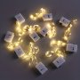 10pcs Waterproof Mini Fairy Lights With 3 Speed Modes For Christmas Decorations And Outdoor String Light