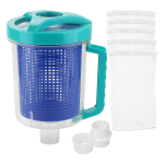 Leaf Catcher Kit Leaf Trap For Swimming Pool Removable Basket 5 Filter Bags