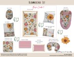 Cot Duvet Bedding Blommekind Set