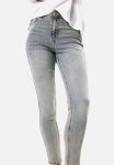 Ultra High Ankle Jeggings - Light Denim Blue