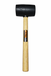 Rubber Mallet 1.5LB Wooden Handle