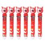 6 Pcs Christmas Ballpoint Pens 10 Colors Retractable Snowman Pens