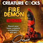 Fire Demon MINI Dildo Key Chain