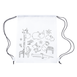 Wizzy Drawstring Bag - White Std Regular
