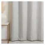 Grey Lined Taped Curtain 230CM
