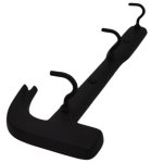 Antique Hammer Hooks Wall Mounted Cast-iron Black