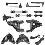 15PC K620299 K620298 K620160 K620161 ES2837 ES2836 ES2004 K6447 K6335 K6722 K5252 2WD Front Upper Lower Control Arms Kit Replace