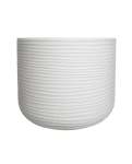 Lagoon Round Japi Planter Click For Details - Medium JVLH44 44CM Width X 37CM Height Off White