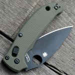 Spyderco Manix 2 Lightweight Lw SCALES Aggressive Agent Series Linerless Anodized Od Green