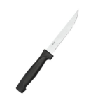 Nova Black Handle Steak Knife Sharp Tip Set Of 12