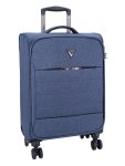 Voyager Getaway 4 Wheel Trolley 3 Piece Set -blue - Ys Travel Bags