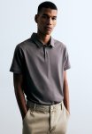 Slim Fit Polo Shirt - Dark Grey