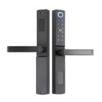 Smart Biometric Door Lock For Aluminum Doors - Black Color - Tt Lock Bt Wifi