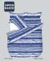 Simon Baker Roman Stripe Cotton Printed Duvet Cover Set Various Sizes - Multi / King 230CM X 220CM +2PILLOWCASE 45CM X 70CM